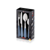 Cubertería de Acero Inoxidable RENBERG Brinny 24 Piezas - Azul