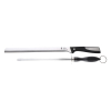 Pack Cuchillo Jamonero Acero Inoxidable SAN IGNACIO Resa con Chaira  