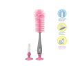 Cepillo Limpia Biberones con Ventosa y Limpia Tetinas Kiokids