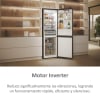 Frigorífico Combi Haier HDPW5618CNPK, No Frost, 185 cm, 352 L, 5 Cajones, Wifi, Eficiencia C - Inox