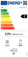 Frigorífico Combi Haier HDPW5618CNPK, No Frost, 185 cm, 352 L, 5 Cajones, Wifi, Eficiencia C - Inox