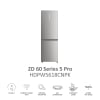 Frigorífico Combi Haier HDPW5618CNPK, No Frost, 185 cm, 352 L, 5 Cajones, Wifi, Eficiencia C - Inox