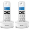 Teléfono Dect Philips D1612W Duo