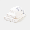Toalla de Algodón Ducha 70x140 cm TEX HOME Jasmin Blanco