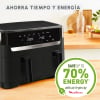 Freidora de Aire sin Aceite Moulinex Dual Easy Fry EZ901N, 2700 W, 8,3 L - Negro