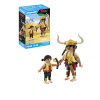 PLAYMOBIL Astérix: Sopalajo de Arriérez y Torrezno y Pepe, Juego de figuras +5 años - 71545