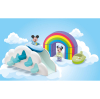 PLAYMOBIL JUNIOR & Disney: Mickey y Minnie casa en las nubes, Juego de figuras +1 año - 71696