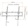 Soporte TV Metronic 451067 139,7cm a 177,8cm  (55''-70'')