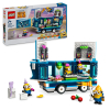 LEGO Gru 4 Mi villano favorito Bus de Fiesta Musical de los Minions, Juego de construcción +7 años - 75581