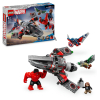 LEGO Disney Marvel Capitán América vs Hulk Rojo, Juguete de Construcción +8 años - 76292