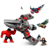 LEGO Disney Marvel Capitán América vs Hulk Rojo, Juguete de Construcción +8 años - 76292