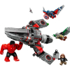 LEGO Disney Marvel Capitán América vs Hulk Rojo, Juguete de Construcción +8 años - 76292