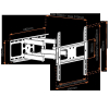 Soporte TV Metronic 451066 106,68cm a 139,70cm (42'' - 55'') - Negro