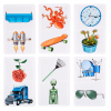 Mattel Games - Flip Pic, juego de cartas