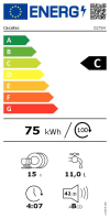 Lavavajillas Integrable 60 cm Cecotec 6550, 6 Programas, 15 Cubiertos, Eficiencia C - Inox