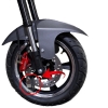 Candado motocicletas antirrobo pinza cromado con alarma y llave con luz