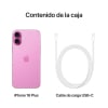 Apple iPhone 16 Plus, 256GB, 6,7'' Pantalla Super Retina XDR - Rosa