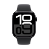 Apple Watch Series 10 GPS 46mm Caja Negro Azabache con Correa Deportiva Negra
