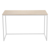 Mesa Escritorio Tablero y Estructura Metálica Blanca ADEC Mia Oak