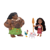 Disney Set de Vaiana, Maui, Pua y Heihei, Muñecas +3 años