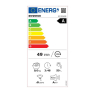 Lavadora Infinition WM-N94ABE, 9 kg, Carga Frontal, 1400 rpm, Clase A - Blanco