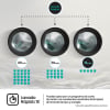 Lavadora Hisense WF3S1243BW3, 12 kg, Carga Frontal, 1400 rpm, Wifi, Eficiencia A - Blanco