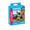 PLAYMOBIL Vikingo con Perro Guardián, Juego de figuras +4 años - 71755