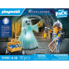 PLAYMOBIL Starter Pack Fantasma y Caballero Novelmore, Juego de figuras +4 años - 71797