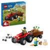 LEGO City Tractor Rojo con Remolque y Oveja, Juego de construcción +4 años - 60461
