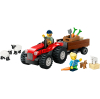 LEGO City Tractor Rojo con Remolque y Oveja, Juego de construcción +4 años - 60461
