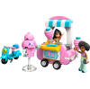 LEGO Friends Puesto de Algodón de Azúcar y Moto, Juego de construcción +6 años - 42643