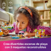 LEGO Friends Playa Creativa y Maleta de Viaje, Juego de construcción +5 años - 42672