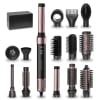 Moldeador de Pelo Cecotec 14in1 AirGlam Black 251/CeramicCare, 1400 W, 3 Velocidades - Rosa Gold