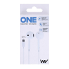 Auriculares de Botón TNB WESLIGHTWH Lightning - Blanco