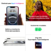 Apple iPhone 16e, 256 GB, 6.1" Pantalla Super Retina XDR, Chip A18 - Blanco