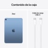 Apple iPad, 11'' - 27,94 cms, Liquid Retina, Chip A16, 256 GB, Wifi 5G + Cellular, iPadOS 18 - Azul