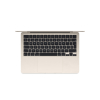 Portátil Apple MacBook Air MW0Y3Y/A, Chip M4, 16GB, 256GB SSD, 13,6" - 34,54 cm, Liquid Retina - Blanco Estrella