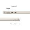 Portátil Apple MacBook Air MW0Y3Y/A, Chip M4, 16GB, 256GB SSD, 13,6" - 34,54 cm, Liquid Retina - Blanco Estrella