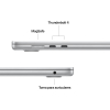 Portátil Apple MacBook Air MC6J4Y/A, Chip M4, 24GB, 512GB SSD, 15,3" - 38,86 cm, Liquid Retina - Plata