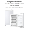 Congelador Vertical Infiniton CV-85L8BDL, 85 cm, 64 L, 3 Cajones, Eficiencia D - Blanco