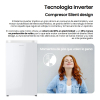 Congelador Vertical Infiniton CV-85L8BDL, 85 cm, 64 L, 3 Cajones, Eficiencia D - Blanco