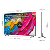 TV LG 86QNED80A6A  86" (218,44 cm), QNED, 4K UHD, 60 Hz, Smart TV, HDR, 100% Volumen de Color, Dolby Digital Plus