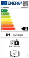 TV LG 43NANO81A6A 43" (109,22 cm), NanoCell, 4K UHD, 60 Hz, Smart TV, Dolby Digital Plus