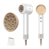 Secador de Pelo Dreame Glory Combo, 2200 W, 4 Temperaturas, 2 Velocidades - Blanco y Dorado