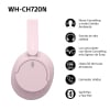 Auriculares Diadema Sony CH720PK - Rosa