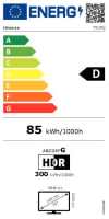 Smart TV MiniLED 75" (190,5 cm) Hisense 75U8Q, 4K UHD,165 Hz, HDR, Dolby Vision IQ, Dolby MS12, Quantum Dot
