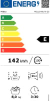 Secadora Bomba de Calor Midea MD110H80WES, 8 kg, 15 programas, Eficiencia E - Blanco