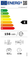 Secadora Bomba de Calor Indesit, 9 kg, 9 programas, Clase E, Blanca, C YD 92D WW