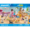 PLAYMOBIL My Life Cafetería para gatos, Juego de figuras +4 años - 71744