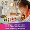 LEGO Friends Fiesta en la Piscina con Flamenco y Unicornio, Juguete de construcción +5 años - 42658